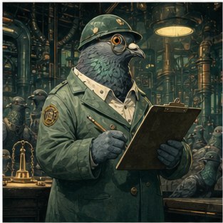 Pigeon regulatory inspector