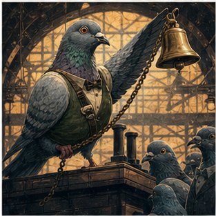 Pigeon bell ringer