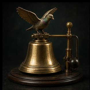 Brass opening bell