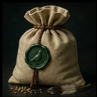 Sealed crumb sack