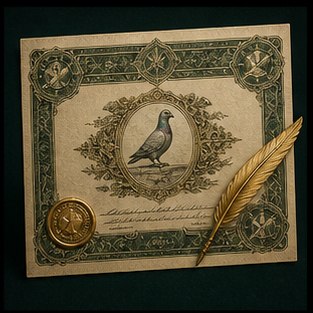 Feather bond certificate