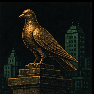 Pigeon statue